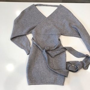 SOLD Vici Wrap Sweater Dress